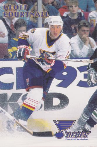 1997-98 St. Louis Blues Postcards #NNO Geoff Courtnall Front