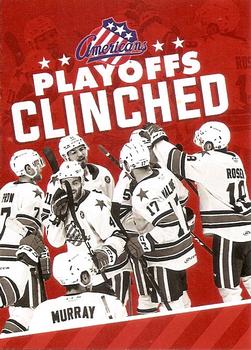2022-23 Rochester Americans (AHL) #NNO Playoffs Clinched Front