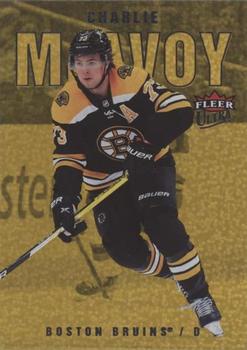 2021-22 Ultra - Gold Speckled Rainbow Foil #65 Charlie McAvoy Front