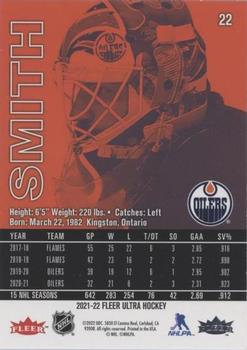 2021-22 Ultra - Silver Foil #22 Mike Smith Back