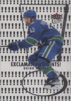 2021-22 Ultra - Exclamation Points #EP-2 Quinn Hughes Front
