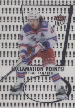 2021-22 Ultra - Exclamation Points #EP-11 Artemi Panarin Front