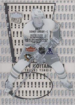 2021-22 Ultra - Exclamation Points Gold #EP-1 Sidney Crosby Back