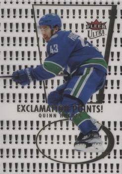 2021-22 Ultra - Exclamation Points Gold #EP-2 Quinn Hughes Front