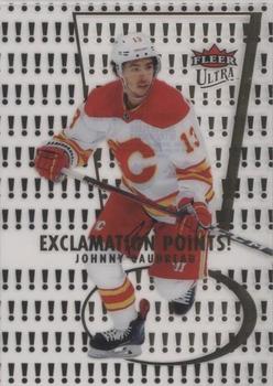 2021-22 Ultra - Exclamation Points Gold #EP-7 Johnny Gaudreau Front