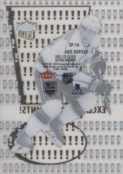2021-22 Ultra - Exclamation Points Gold #EP-16 Anze Kopitar Back
