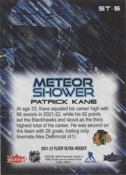 2021-22 Ultra - Meteor Shower #ST-5 Patrick Kane Back