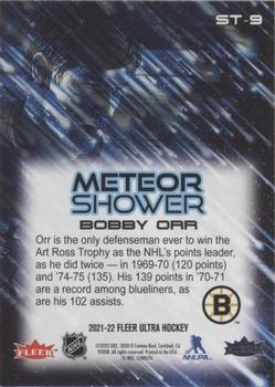 2021-22 Ultra - Meteor Shower #ST-9 Bobby Orr Back