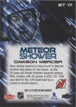 2021-22 Ultra - Meteor Shower #ST-17 Dawson Mercer Back