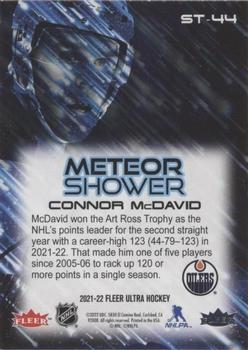 2021-22 Ultra - Meteor Shower #ST-44 Connor McDavid Back