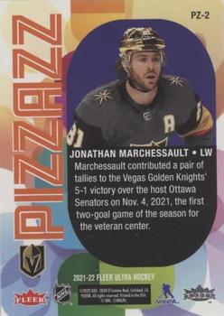 2021-22 Ultra - Pizzazz #PZ-2 Jonathan Marchessault Back