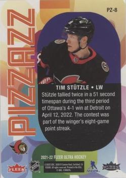 2021-22 Ultra - Pizzazz #PZ-8 Tim Stutzle Back