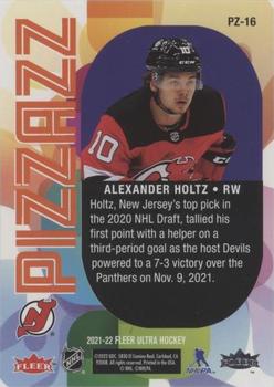 2021-22 Ultra - Pizzazz #PZ-16 Alexander Holtz Back