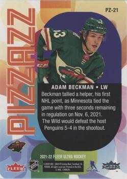 2021-22 Ultra - Pizzazz #PZ-21 Adam Beckman Back