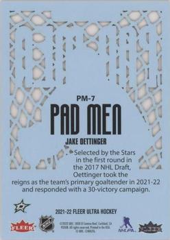 2021-22 Ultra - Premier Pad Men #PM-7 Jake Oettinger Back