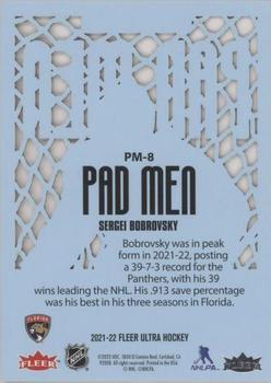 2021-22 Ultra - Premier Pad Men #PM-8 Sergei Bobrovsky Back
