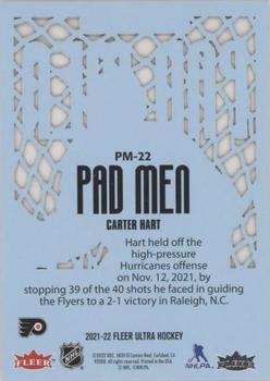 2021-22 Ultra - Premier Pad Men #PM-22 Carter Hart Back