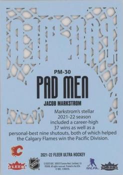 2021-22 Ultra - Premier Pad Men #PM-30 Jacob Markstrom Back