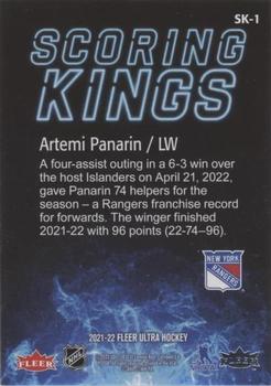 2021-22 Ultra - Scoring Kings #SK-1 Artemi Panarin Back