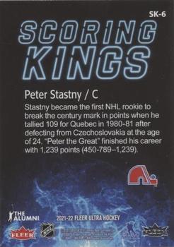 2021-22 Ultra - Scoring Kings #SK-6 Peter Stastny Back