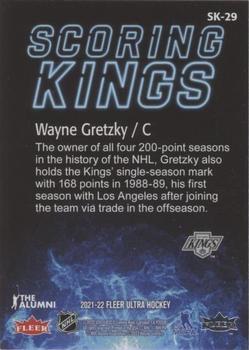 2021-22 Ultra - Scoring Kings #SK-29 Wayne Gretzky Back