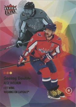 2021-22 Ultra - Seeing Double #DT-2 Alex Ovechkin Front
