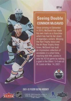 2021-22 Ultra - Seeing Double #DT-6 Connor McDavid Back