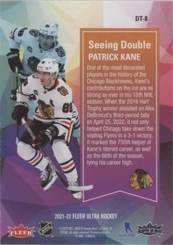 2021-22 Ultra - Seeing Double #DT-8 Patrick Kane Back