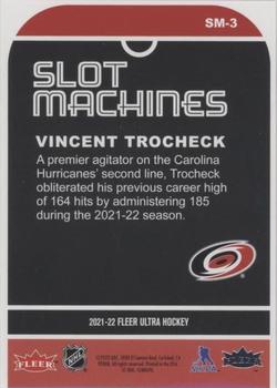 2021-22 Ultra - Slot Machines #SM-3 Vincent Trocheck Back