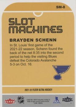 2021-22 Ultra - Slot Machines #SM-8 Brayden Schenn Back