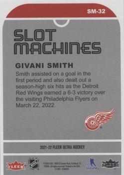 2021-22 Ultra - Slot Machines #SM-32 Givani Smith Back