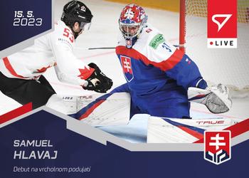 2023 SportZoo Live Hockey Slovakia #L-05 Samuel Hlavaj Front