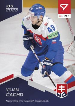 2023 SportZoo Live Hockey Slovakia #L-07 Viliam Cacho Front