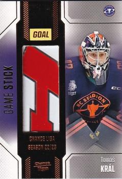 2022-23 Goal Chance Liga Serie 2 - Game Used Stick #S-42 Tomas Kral Front