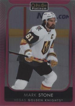 2021-22 O-Pee-Chee Platinum - Matte Pink #36 Mark Stone Front