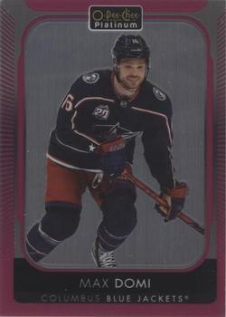 2021-22 O-Pee-Chee Platinum - Matte Pink #56 Max Domi Front