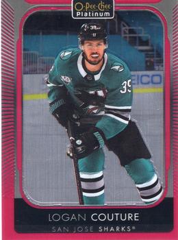 2021-22 O-Pee-Chee Platinum - Matte Pink #173 Logan Couture Front