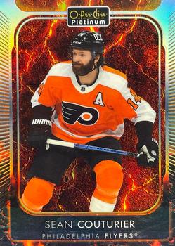 2021-22 O-Pee-Chee Platinum - Hot Magma #25 Sean Couturier Front