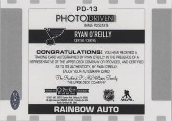 2021-22 O-Pee-Chee Platinum - 2020-21 O-Pee-Chee Platinum Update #PD-13 Ryan O'Reilly Back