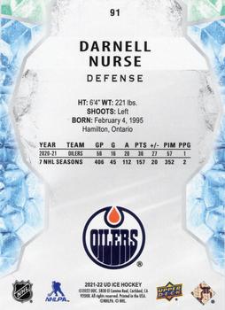 2021-22 Upper Deck Ice - Green #91 Darnell Nurse Back