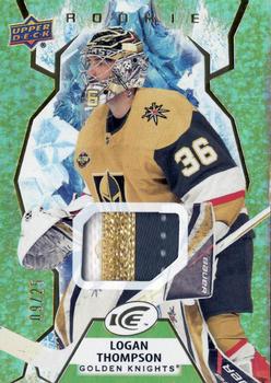 2021-22 Upper Deck Ice - Gold Patch #131 Logan Thompson Front