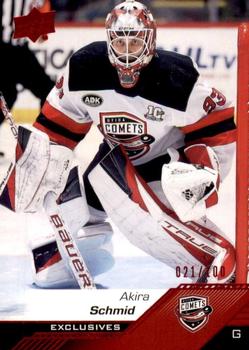 2022-23 Upper Deck AHL - Exclusives #14 Akira Schmid Front