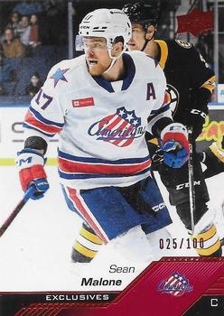 2022-23 Upper Deck AHL - Exclusives #15 Sean Malone Front