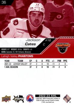 2022-23 Upper Deck AHL - Exclusives #36 Jackson Cates Back