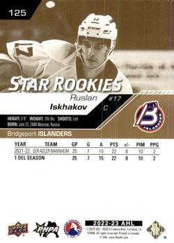 2022-23 Upper Deck AHL - High Gloss #125 Ruslan Iskhakov Back