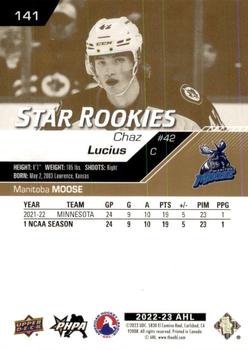 2022-23 Upper Deck AHL - High Gloss #141 Chaz Lucius Back