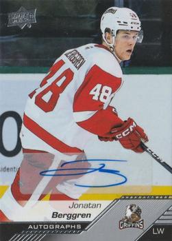 2022-23 Upper Deck AHL - Autographs #2 Jonatan Berggren Front