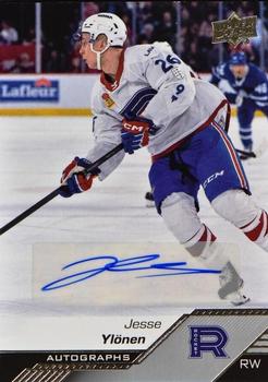 2022-23 Upper Deck AHL - Autographs #6 Jesse Ylonen Front