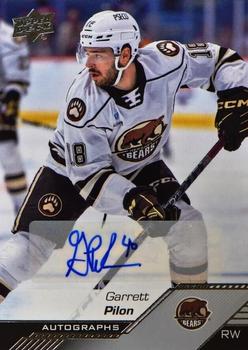2022-23 Upper Deck AHL - Autographs #12 Garrett Pilon Front