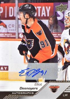 2022-23 Upper Deck AHL - Autographs #31 Elliot Desnoyers Front